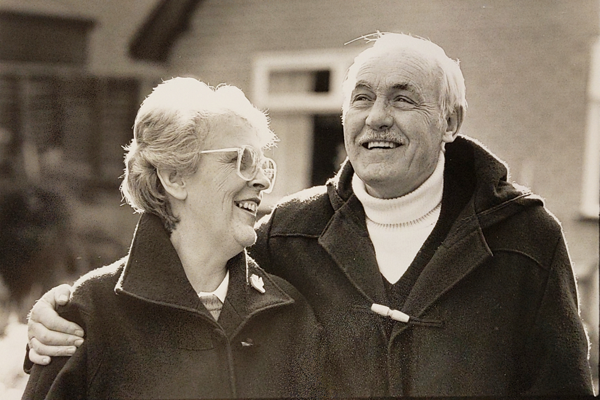 Nancy with husband Joe Mottram
