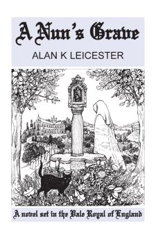 The image of the book cover of A Nun's Grave Book by Alan K Leicester, published by Leonie Press