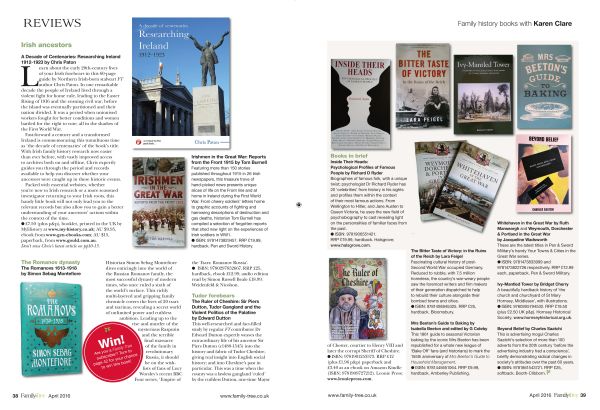 Family Tree magazine, April 2016, p38-39
